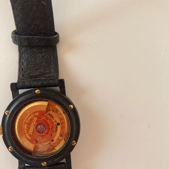 Unique rare carbongold Bulgari watch,unisex with warranty and original box 1993 - Picture 2 of 10